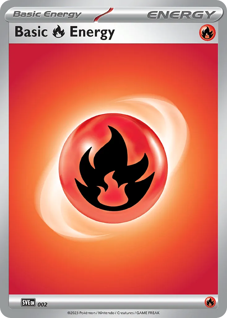 Basic Fire Energy — SVE: Scarlet & Violet Energies — Pokémon