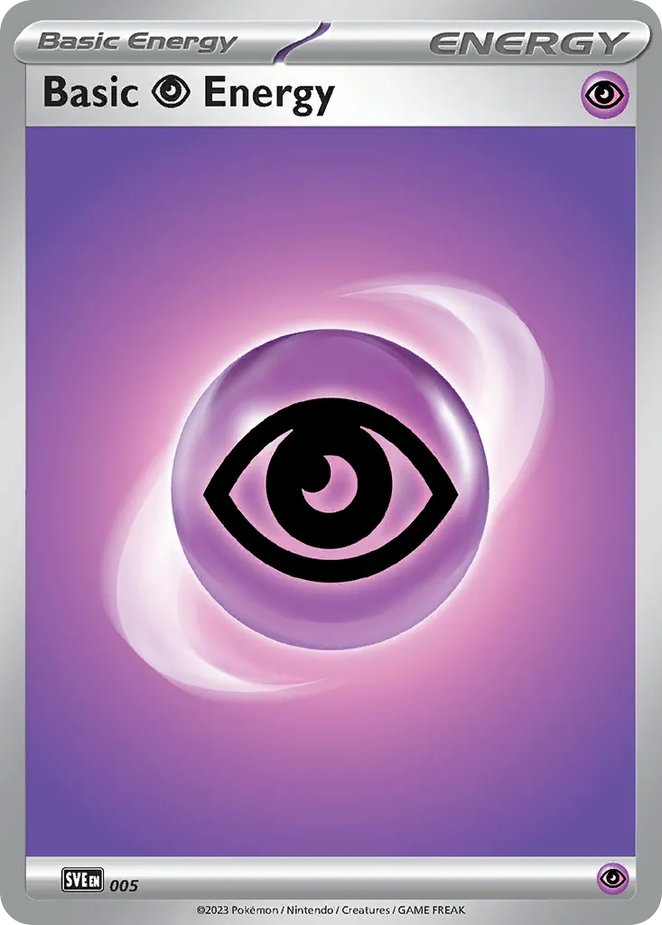 Énergie Psy de base — SVE: Scarlet & Violet Energies — Pokémon