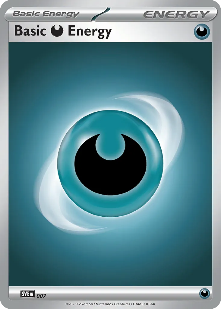 Énergie Obscurité de base — SVE: Scarlet & Violet Energies — Pokémon