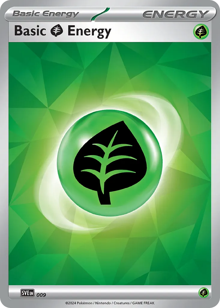 Basic Grass Energy — SVE: Scarlet & Violet Energies — Pokémon
