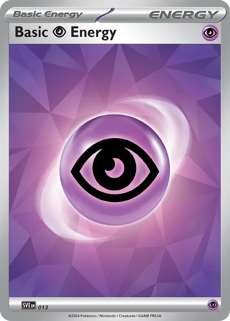 Basic Psychic Energy — SVE: Scarlet & Violet Energies — Pokémon