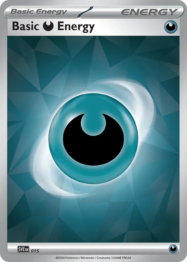 Basic Darkness Energy — SVE: Scarlet & Violet Energies — Pokémon