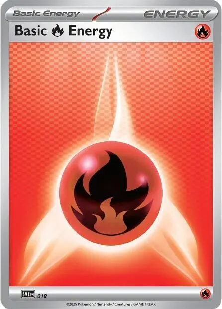 Énergie Feu de base — SVE: Scarlet & Violet Energies — Pokémon