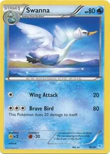 Swanna — XY Trainer Kit: Pikachu Libre & Suicune — Pokémon