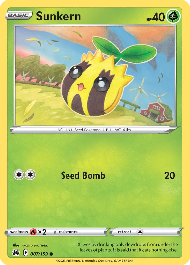 Sunkern — SWSH: Crown Zenith — Pokémon