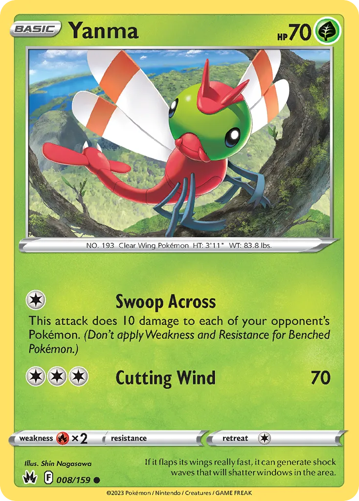 Yanma — SWSH: Crown Zenith — Pokémon