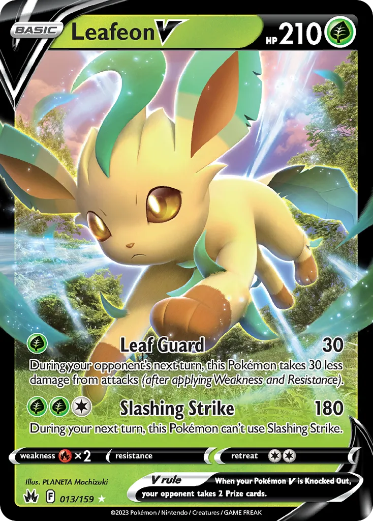 Leafeon V — SWSH: Crown Zenith — Pokémon