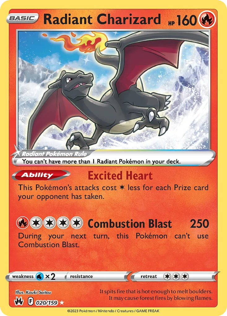 Dracaufeu Radieux — SWSH: Crown Zenith — Pokémon