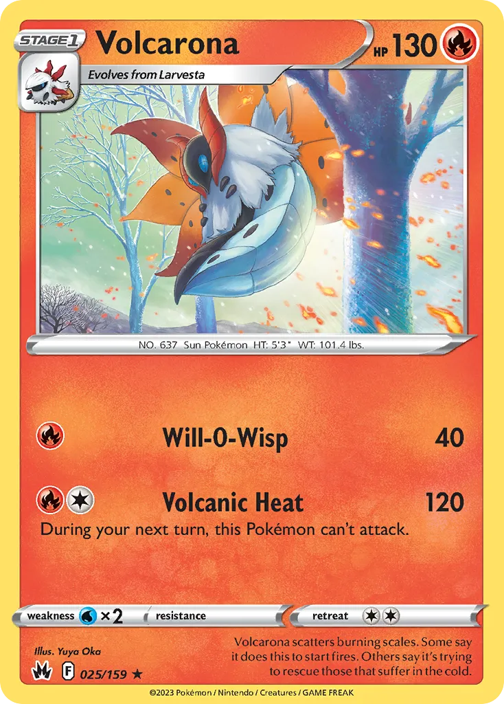 Volcarona — SWSH: Crown Zenith — Pokémon