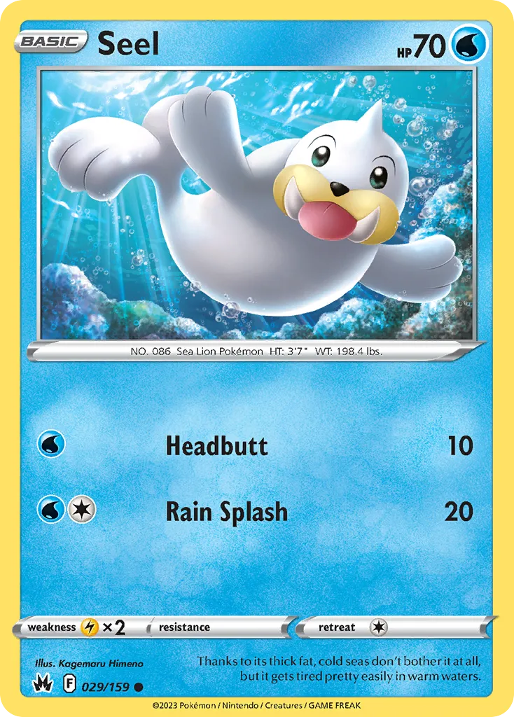 Otaria — SWSH: Crown Zenith — Pokémon