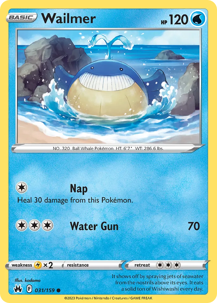 Wailmer — SWSH: Crown Zenith — Pokémon