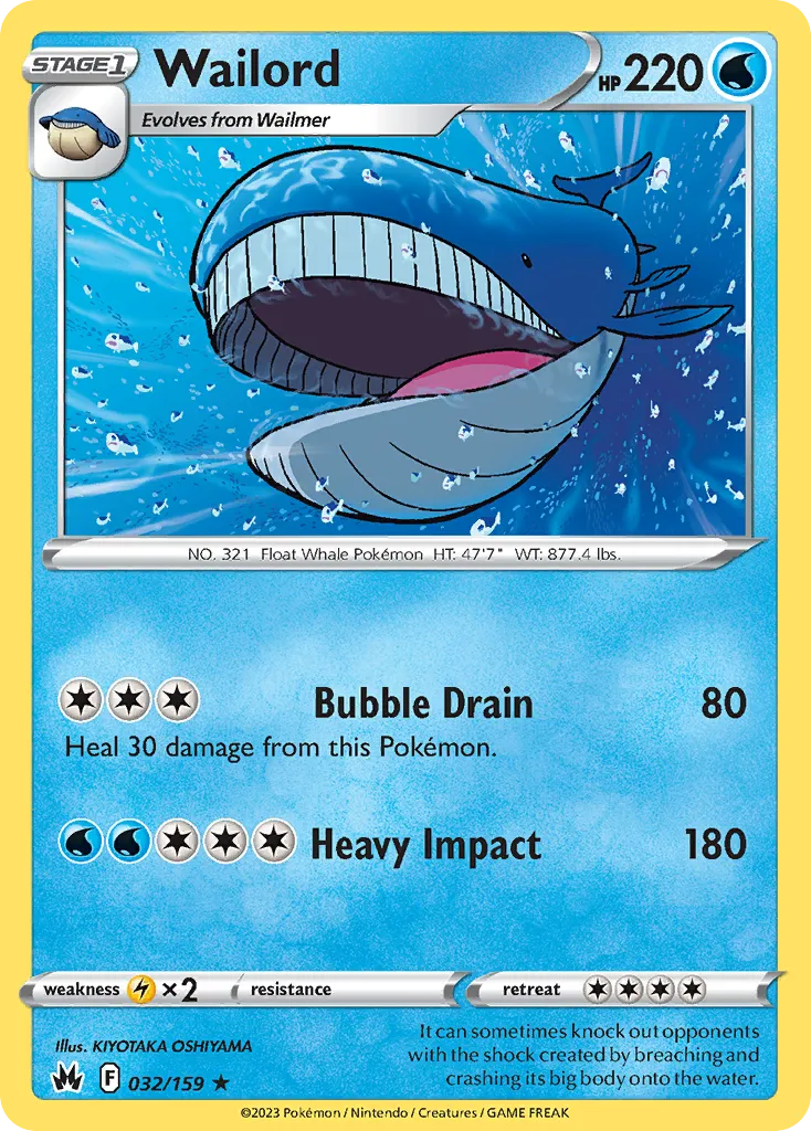 Wailord — SWSH: Crown Zenith — Pokémon