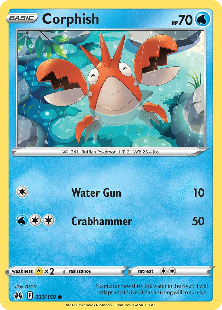 Corphish — SWSH: Crown Zenith — Pokemon