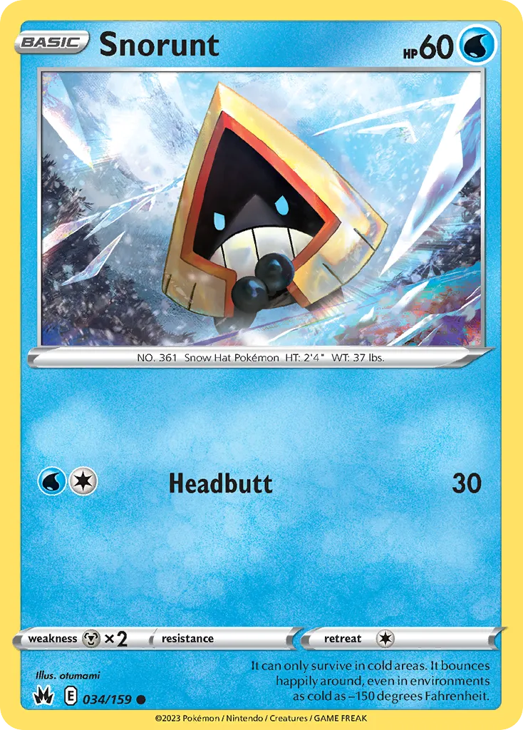 Snorunt — SWSH: Crown Zenith — Pokémon