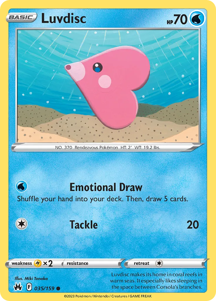 Lovdisc — SWSH: Crown Zenith — Pokémon