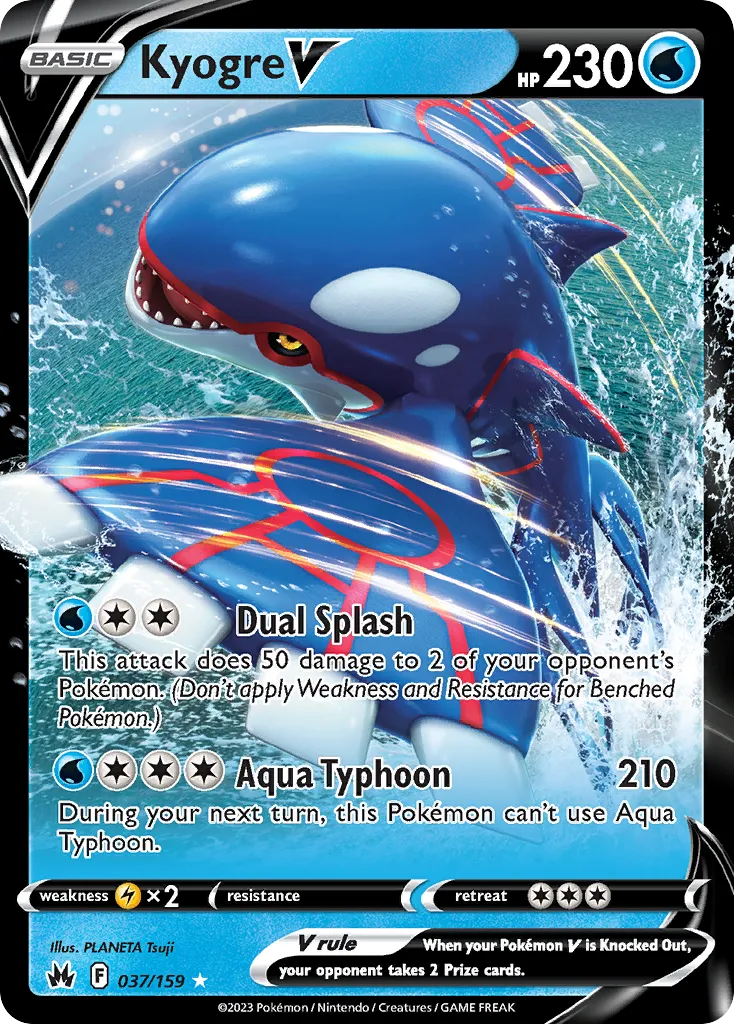 Kyogre V — SWSH: Crown Zenith — Pokémon