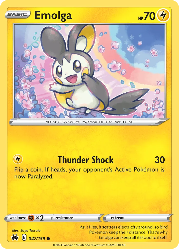 Emolga — SWSH: Crown Zenith — Pokémon