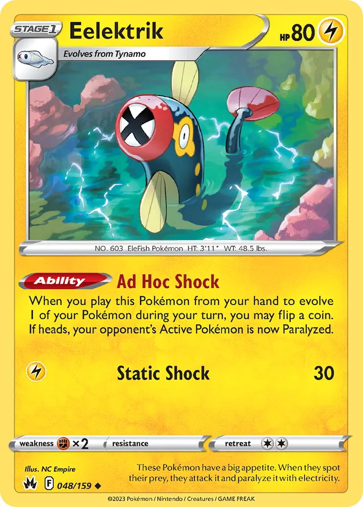 Eelektrik — SWSH: Crown Zenith — Pokémon