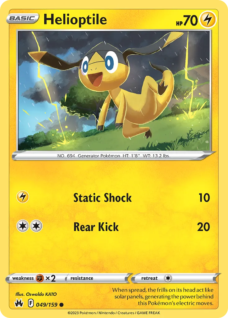 Helioptile — SWSH: Crown Zenith — Pokémon