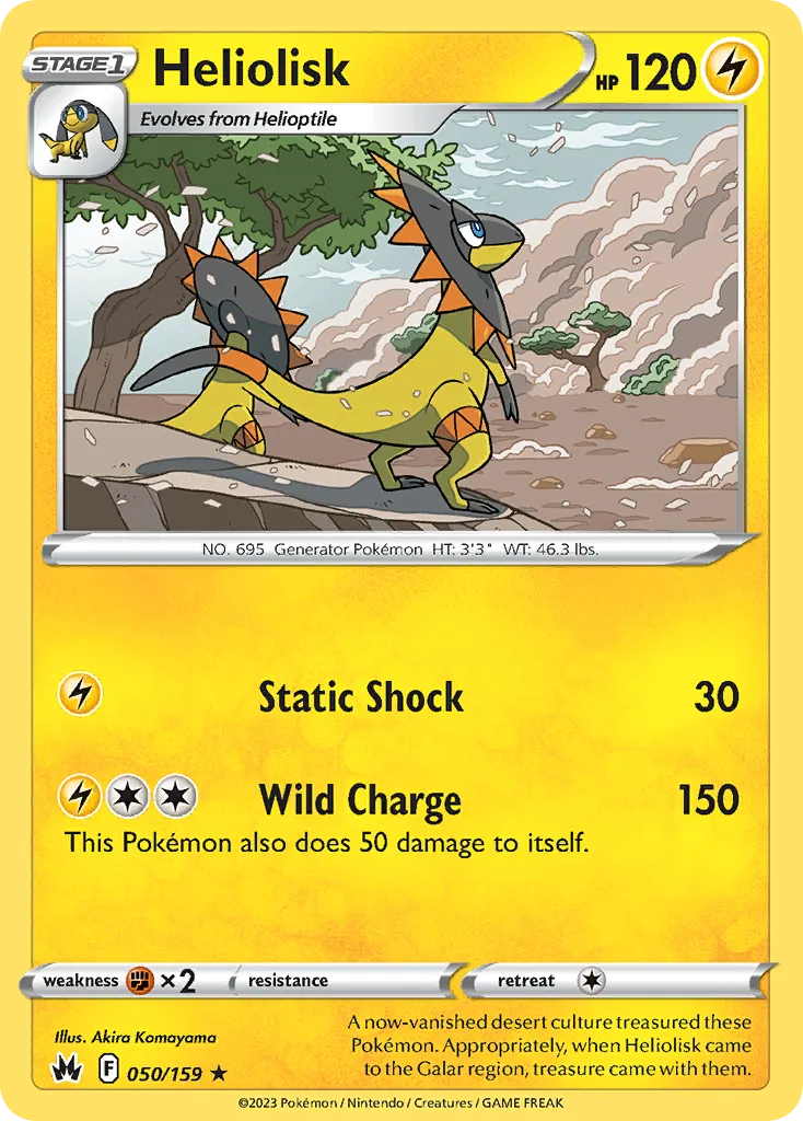 Heliolisk — SWSH: Crown Zenith — Pokémon