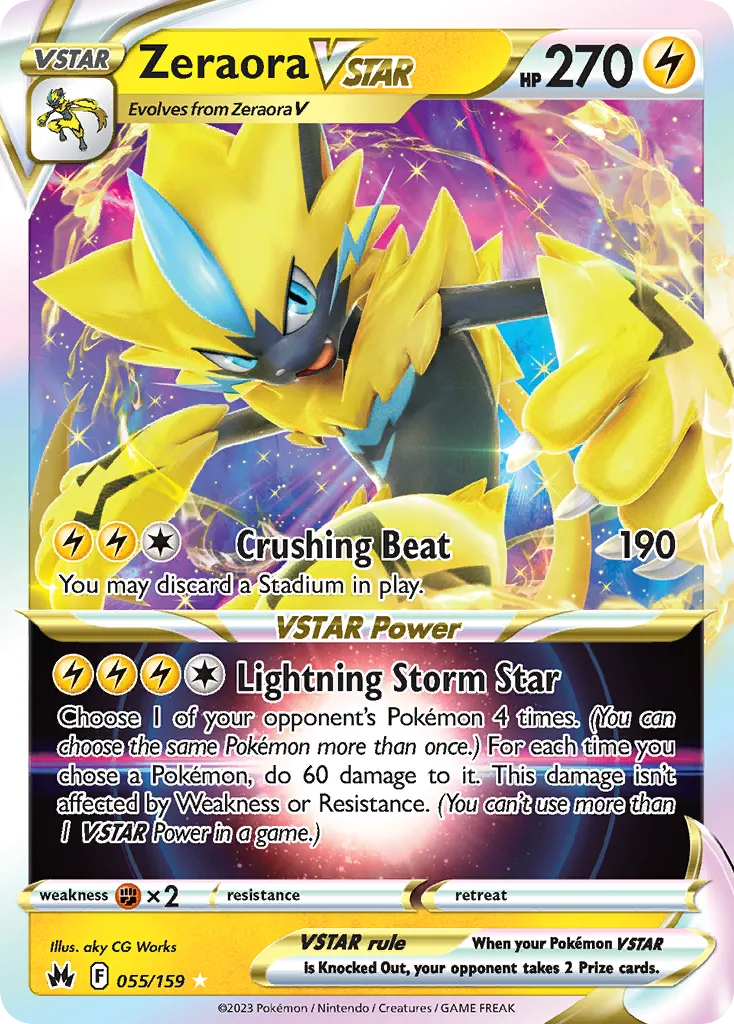 Zeraora VSTAR — SWSH: Crown Zenith — Pokémon