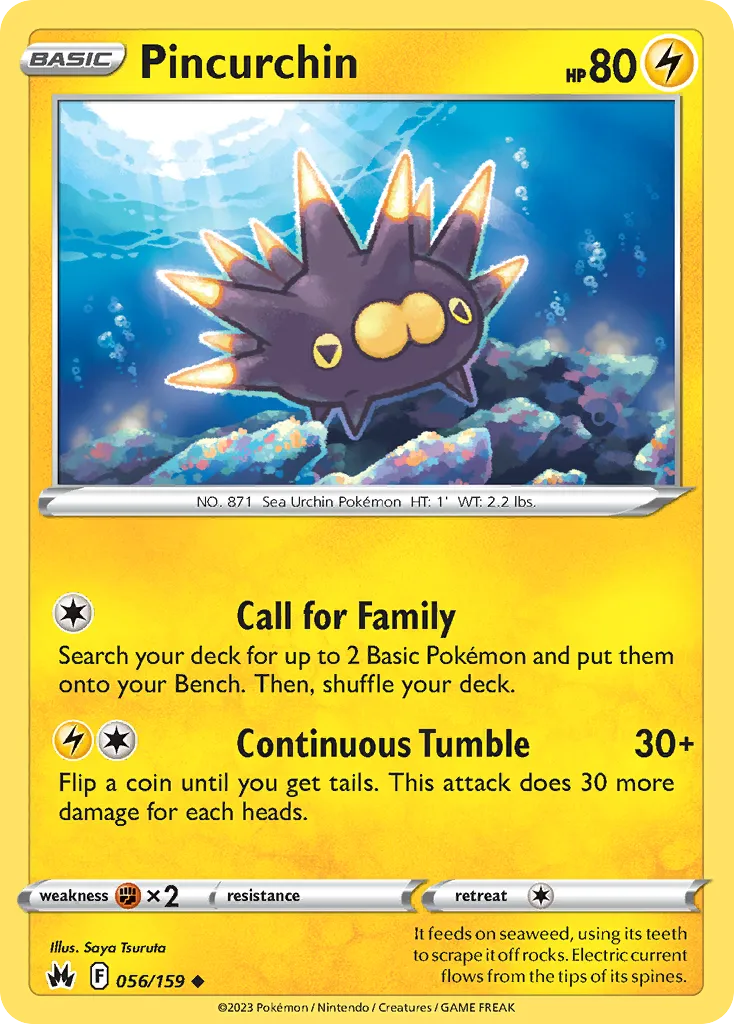 Pincurchin — SWSH: Crown Zenith — Pokémon