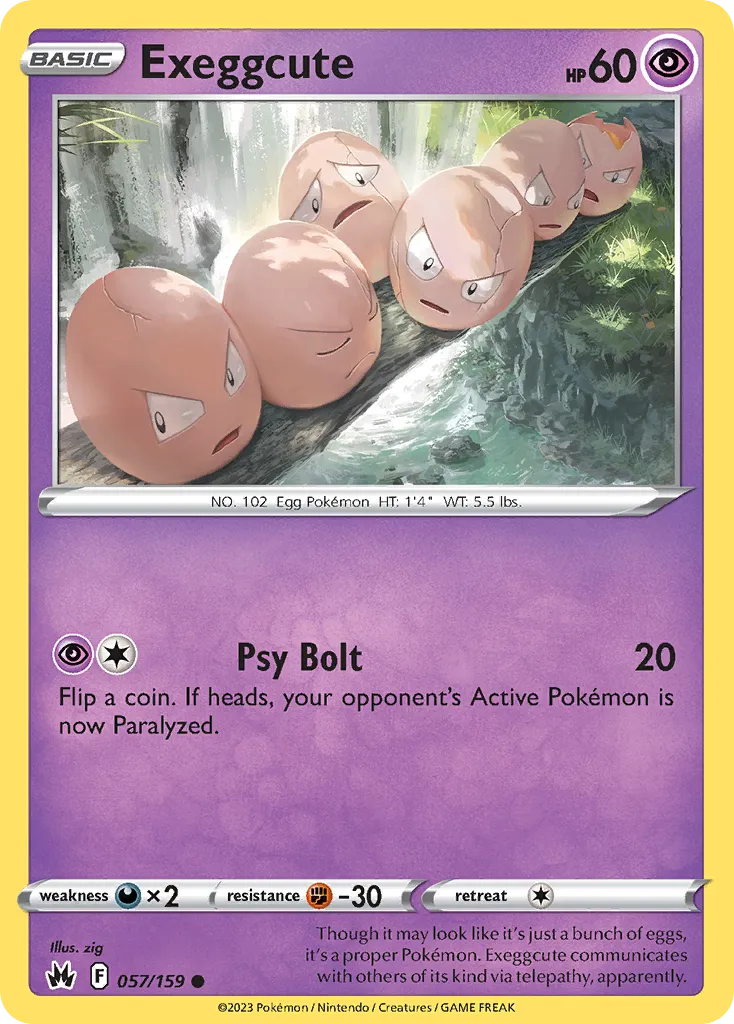 Exeggcute — SWSH: Crown Zenith — Pokémon