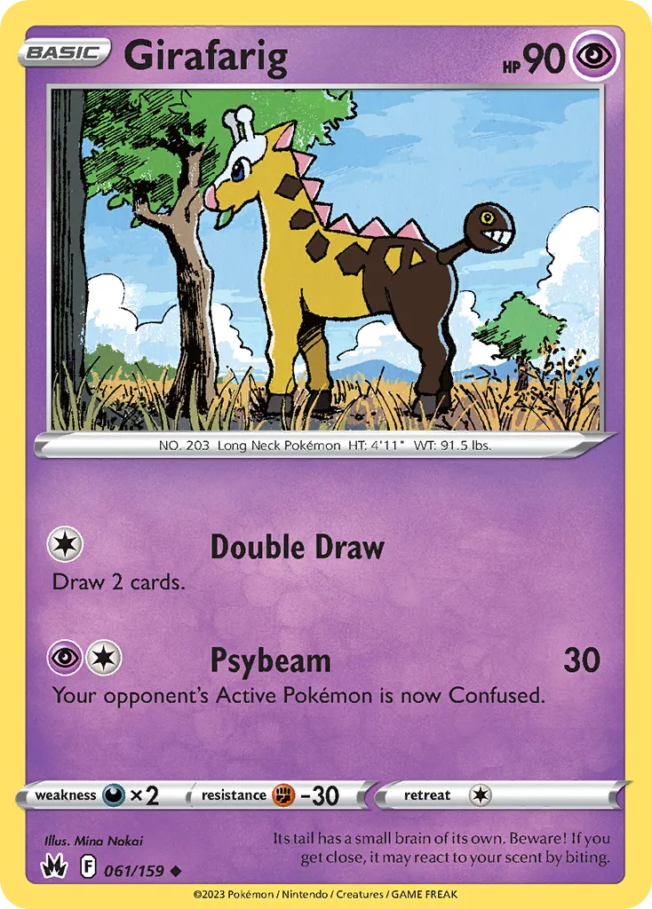 Girafarig — SWSH: Crown Zenith — Pokémon