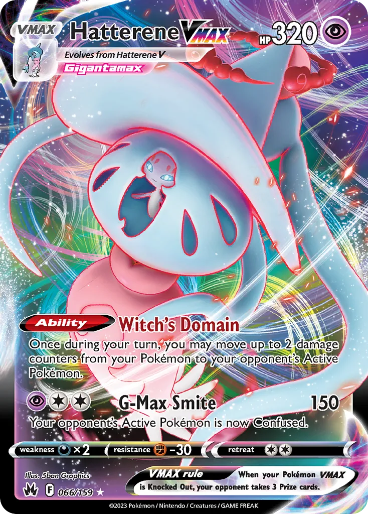 Hatterene VMAX — SWSH: Crown Zenith — Pokémon