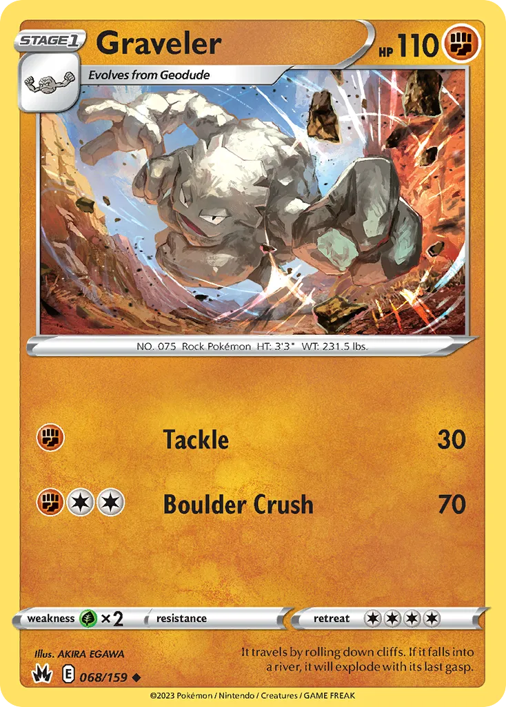 Graveler — SWSH: Crown Zenith — Pokémon