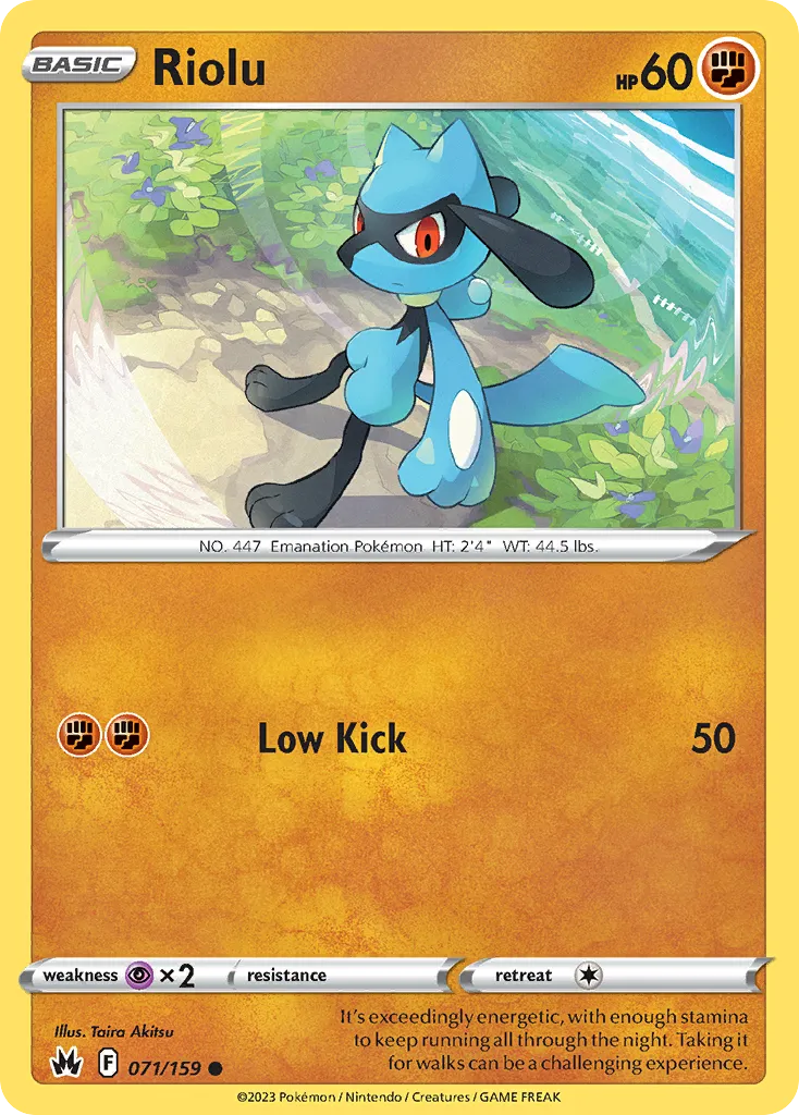 Riolu — SWSH: Crown Zenith — Pokemon