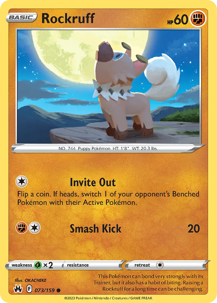 Rockruff — SWSH: Crown Zenith — Pokémon