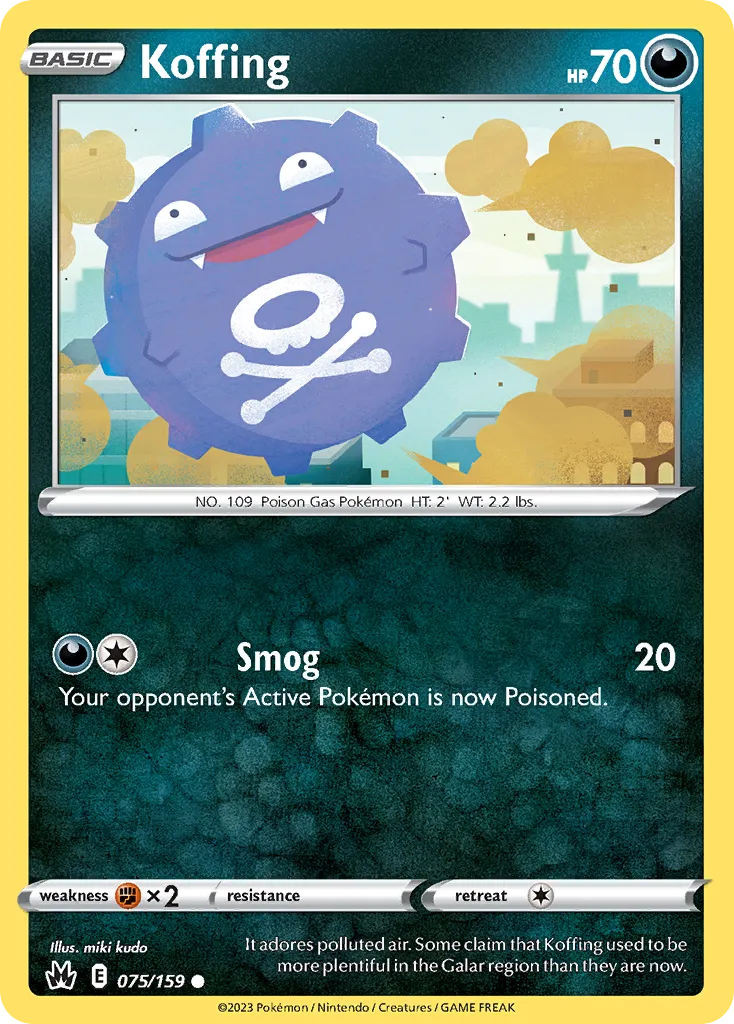 Koffing — SWSH: Crown Zenith — Pokémon