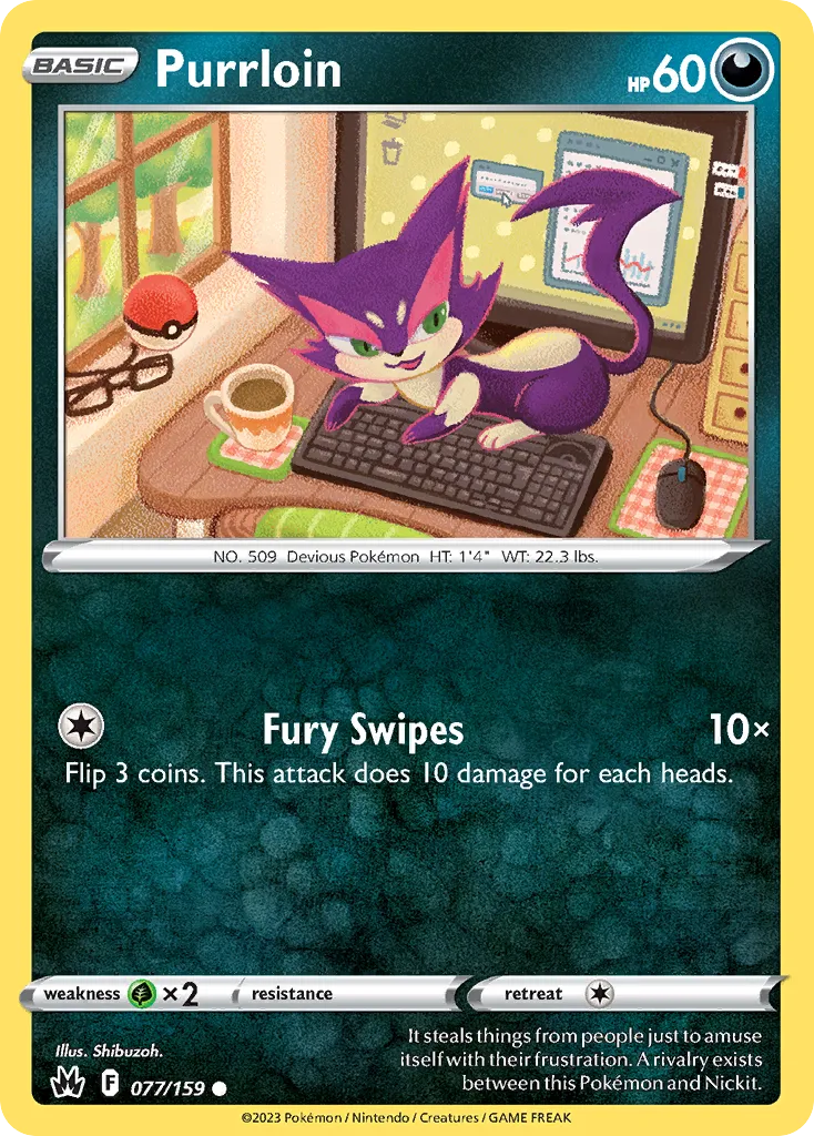 Chacripan — SWSH: Crown Zenith — Pokémon