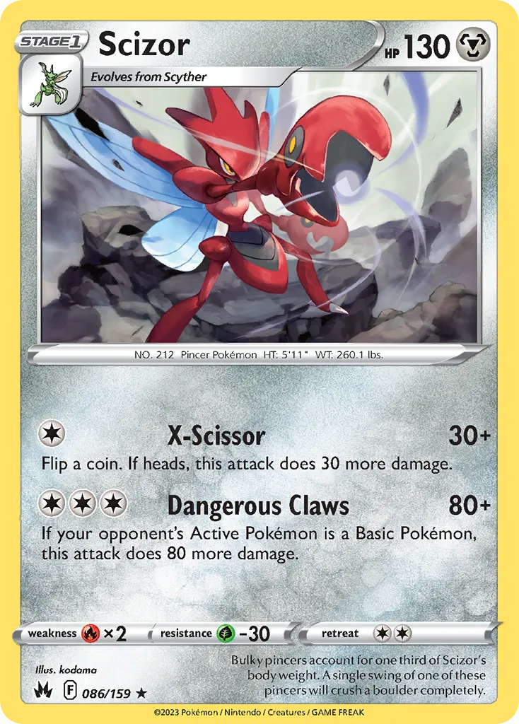 Scizor — SWSH: Crown Zenith — Pokémon