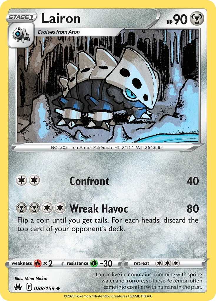 Lairon — SWSH: Crown Zenith — Pokémon