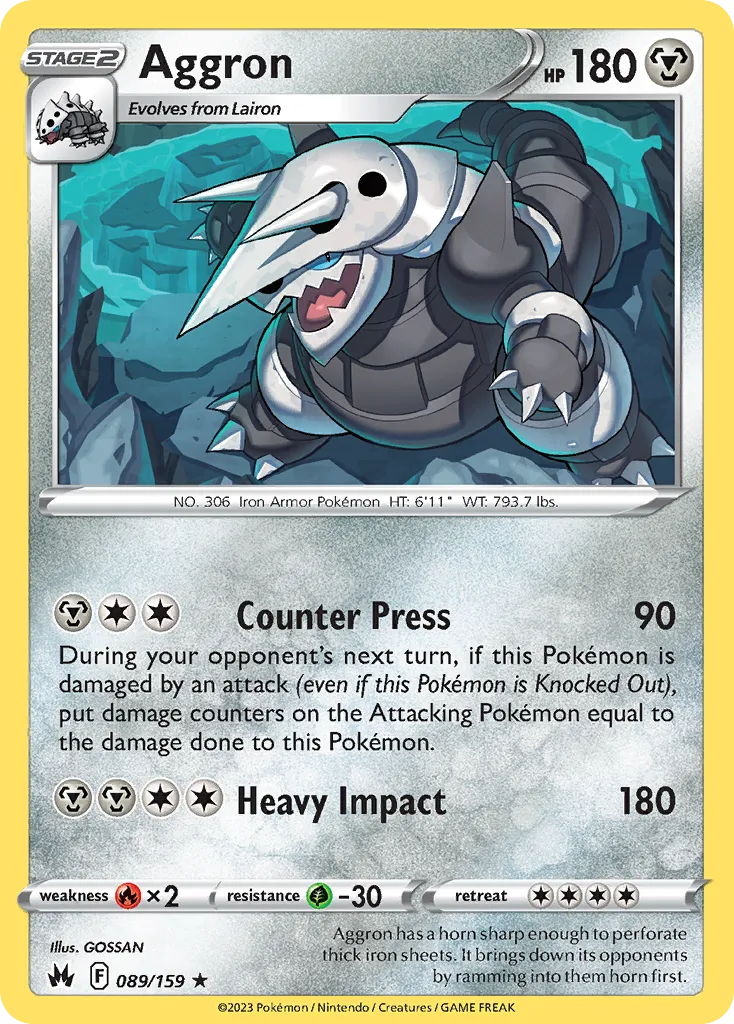 Aggron — SWSH: Crown Zenith — Pokémon