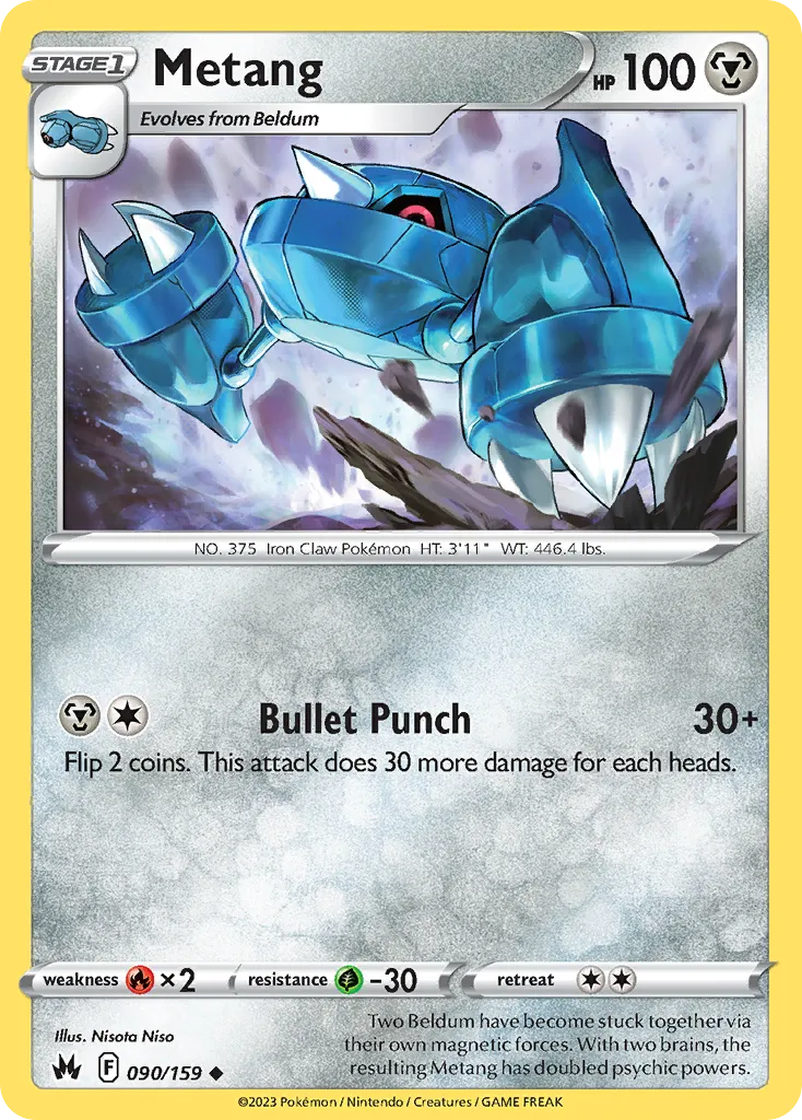 Metang — SWSH: Crown Zenith — Pokémon