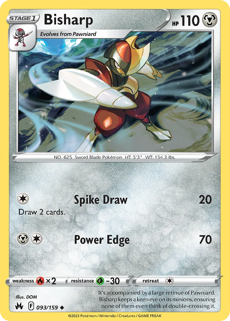 Bisharp — SWSH: Crown Zenith — Pokémon