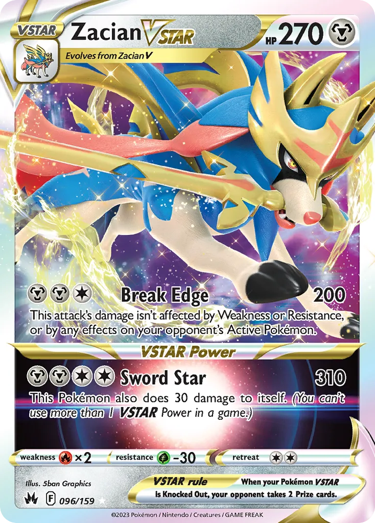 Zacian VSTAR — SWSH: Crown Zenith — Pokémon