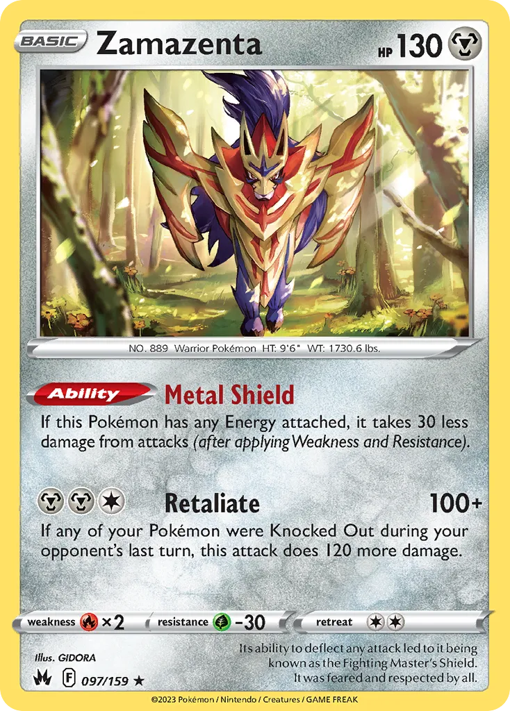 Zamazenta — SWSH: Crown Zenith — Pokémon