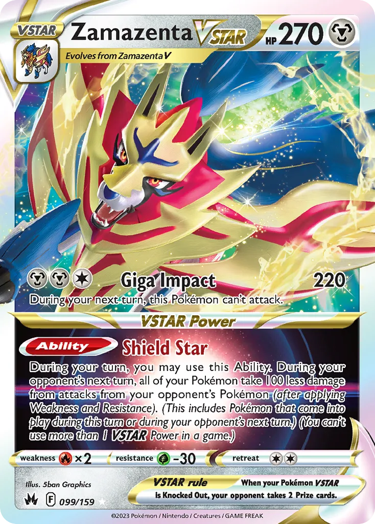 Zamazenta VSTAR — SWSH: Crown Zenith — Pokémon