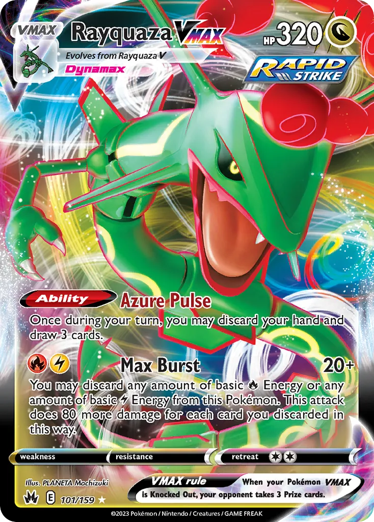 Rayquaza VMAX — SWSH: Crown Zenith — Pokémon