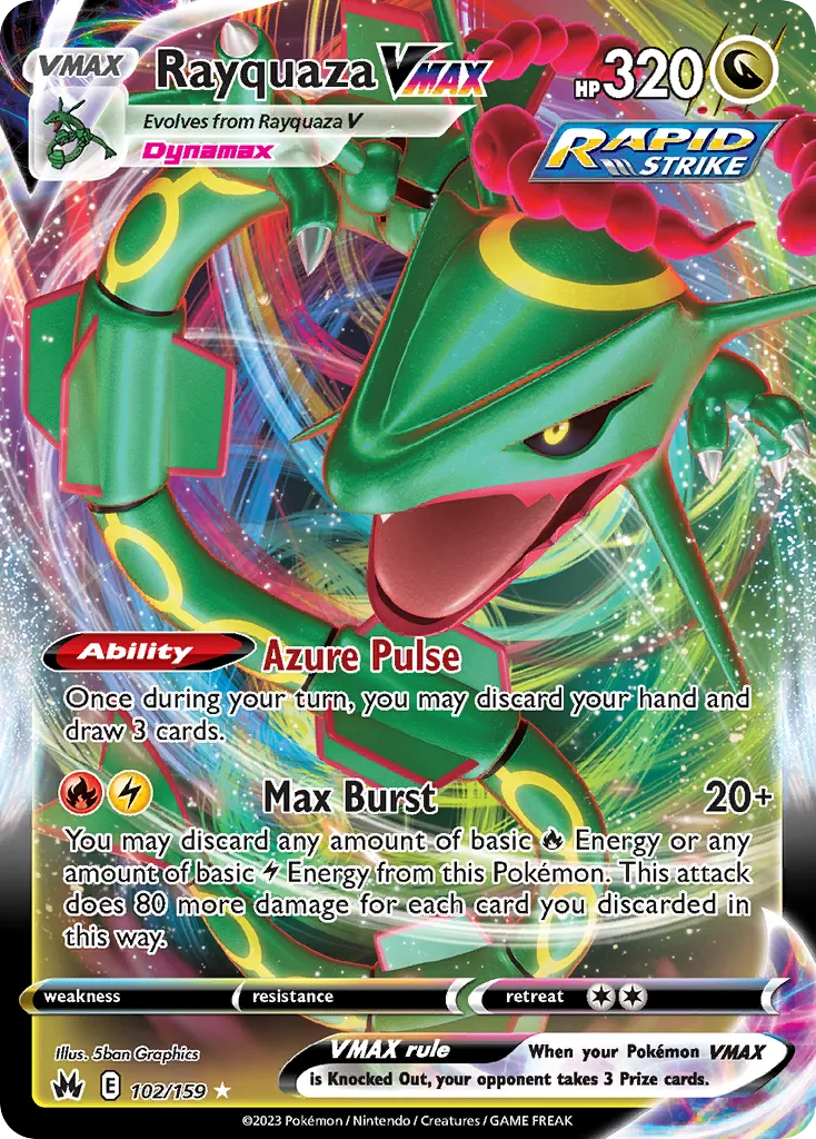 Rayquaza VMAX — SWSH: Crown Zenith — Pokémon