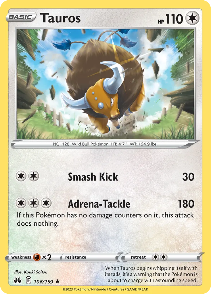 Tauros — SWSH: Crown Zenith — Pokémon