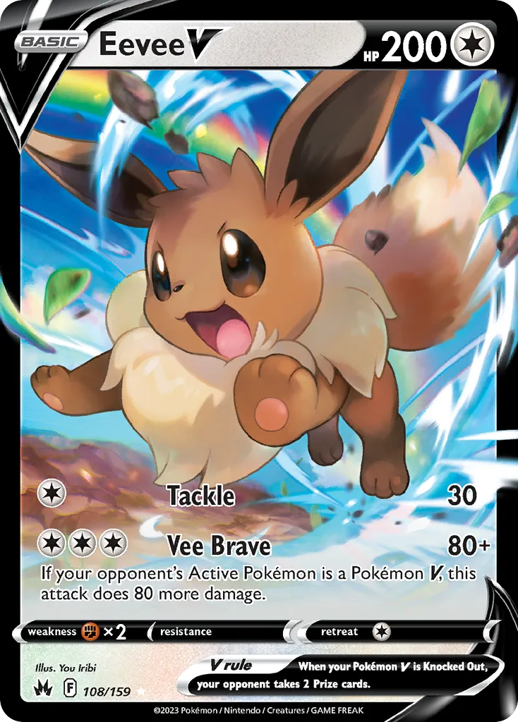 Eevee V — SWSH: Crown Zenith — Pokémon