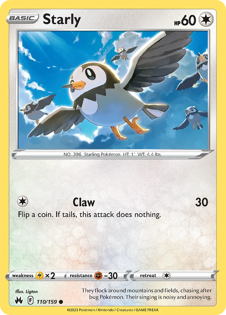 Starly — SWSH: Crown Zenith — Pokémon