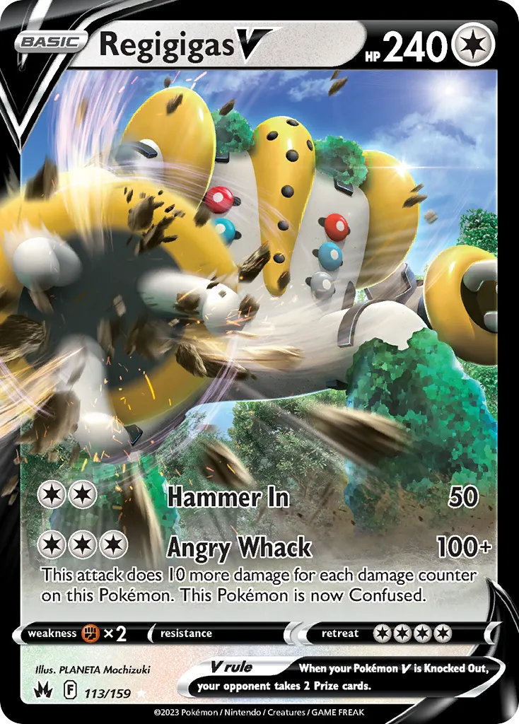 Regigigas V — SWSH: Crown Zenith — Pokémon