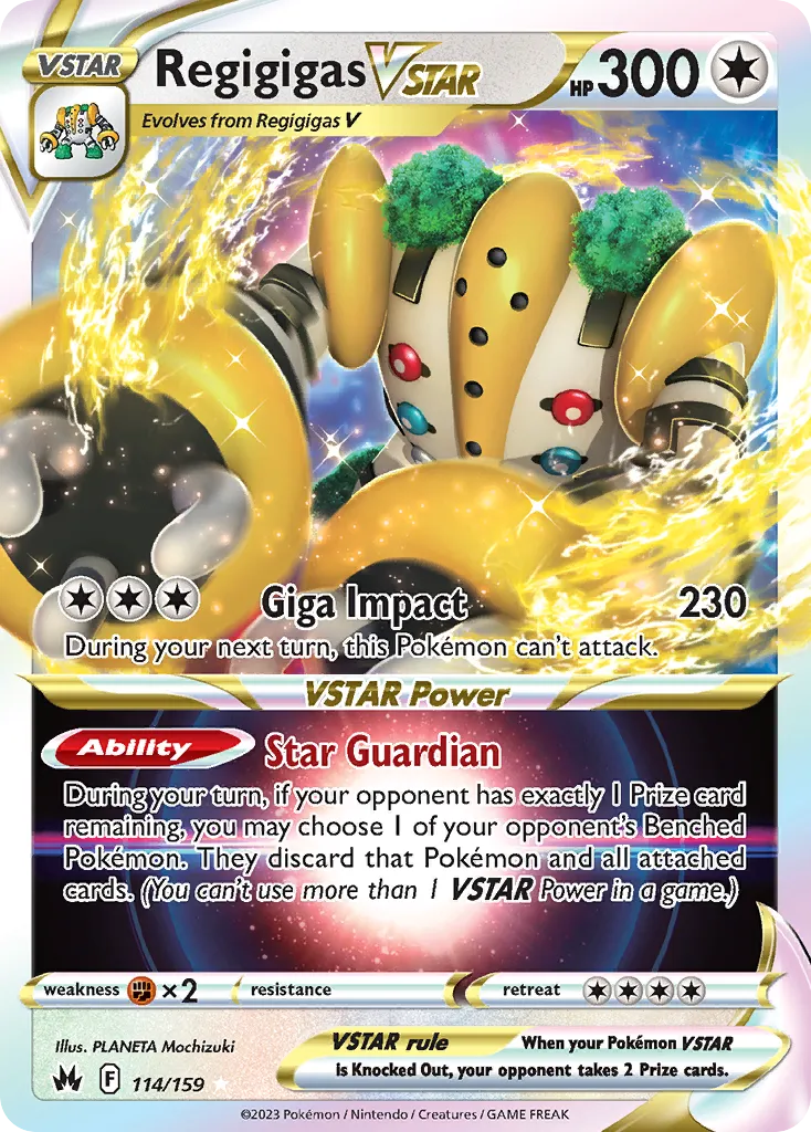 Regigigas VSTAR from SWSH: Crown Zenith - Pokemon