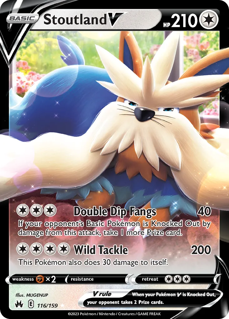 Stoutland V from SWSH: Crown Zenith - Pokemon